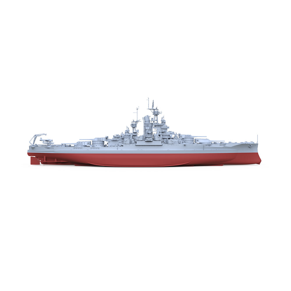 SSMODEL 560S Military Warship Model Kit US Navy Nevada Class Battleship BB-36 Secondary image