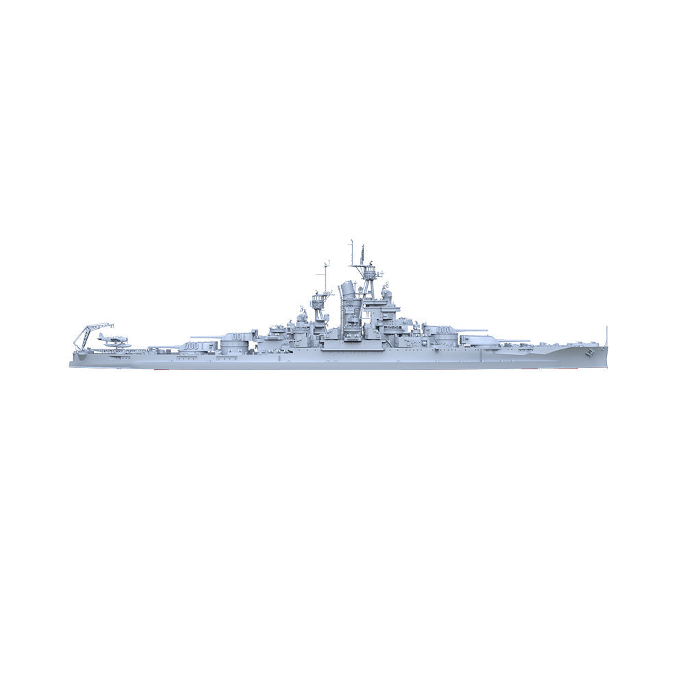SSMODEL 560 Military Warship Model Kit US Navy Nevada Class Battleship BB-36 — detail view 2