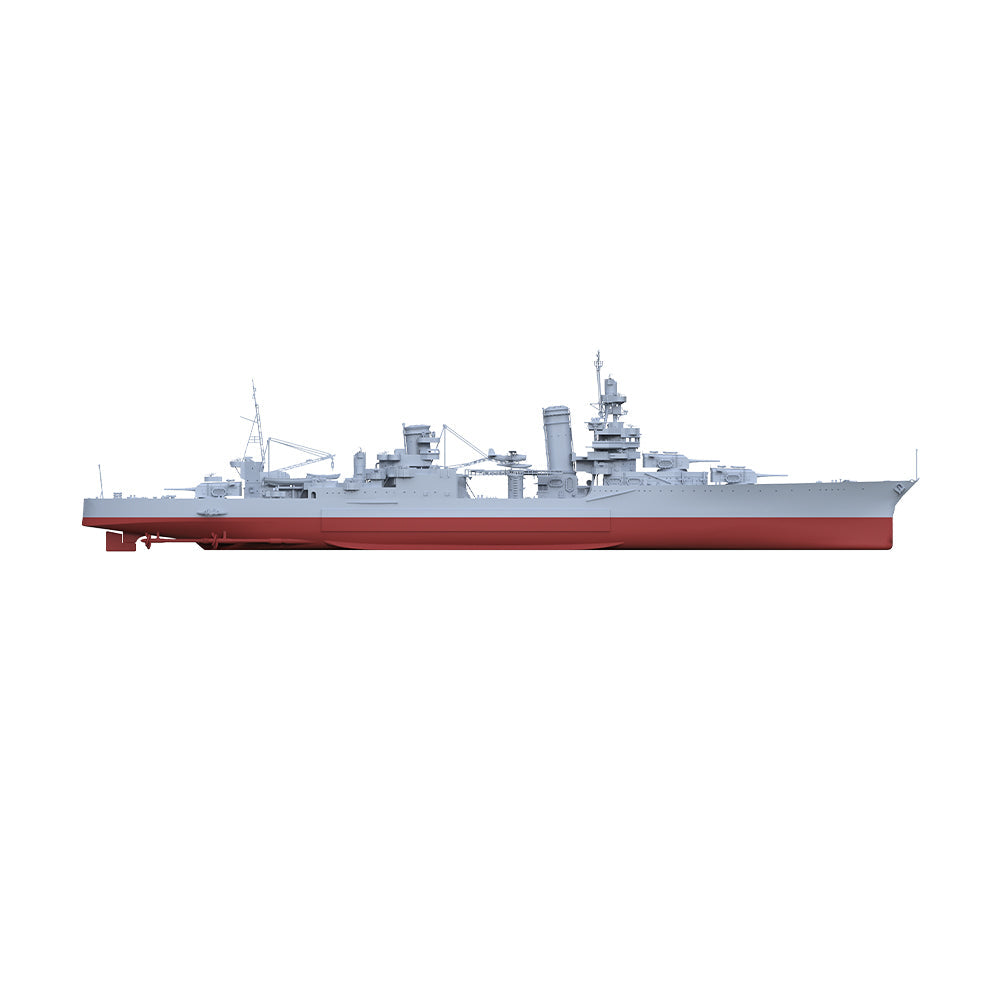 SSMODEL 554S Military Warship Model Kit US Navy Portland Class Heavy Cruiser 1942 CA-33 Secondary image