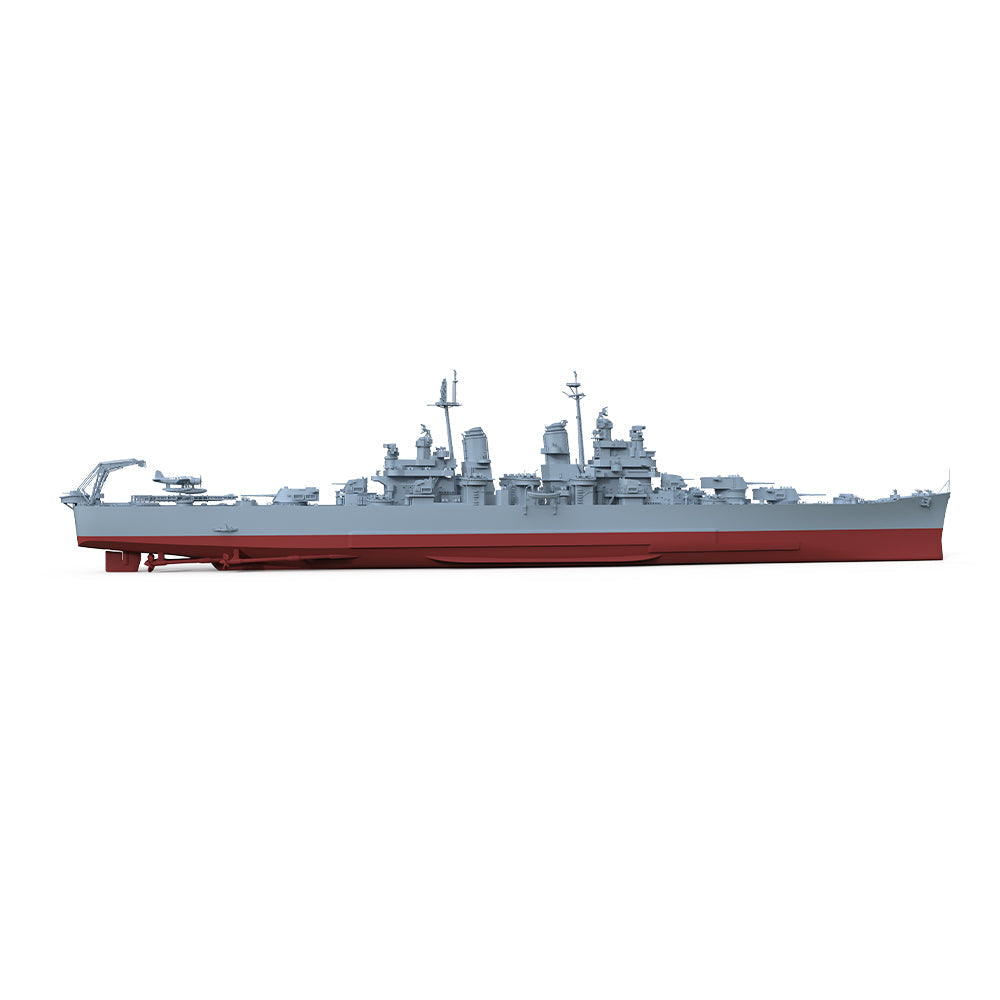 SSMODEL 556S Military Warship Model Kit US Navy Baltimore Heavy Cruiser 1943 CA-68 — detail view 2