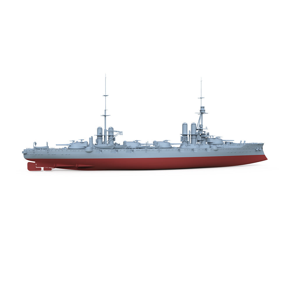 SSMODEL 502S Military Warship Model Kit Italian Navy Dante Alighieri Battleship 1923 — detail view 3