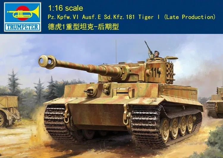 TRUMPETER 00945 1/16 Pz.Kpfw.VI Ausf.E Sd.Kfz.181 Tiger I Late Production Model Main image