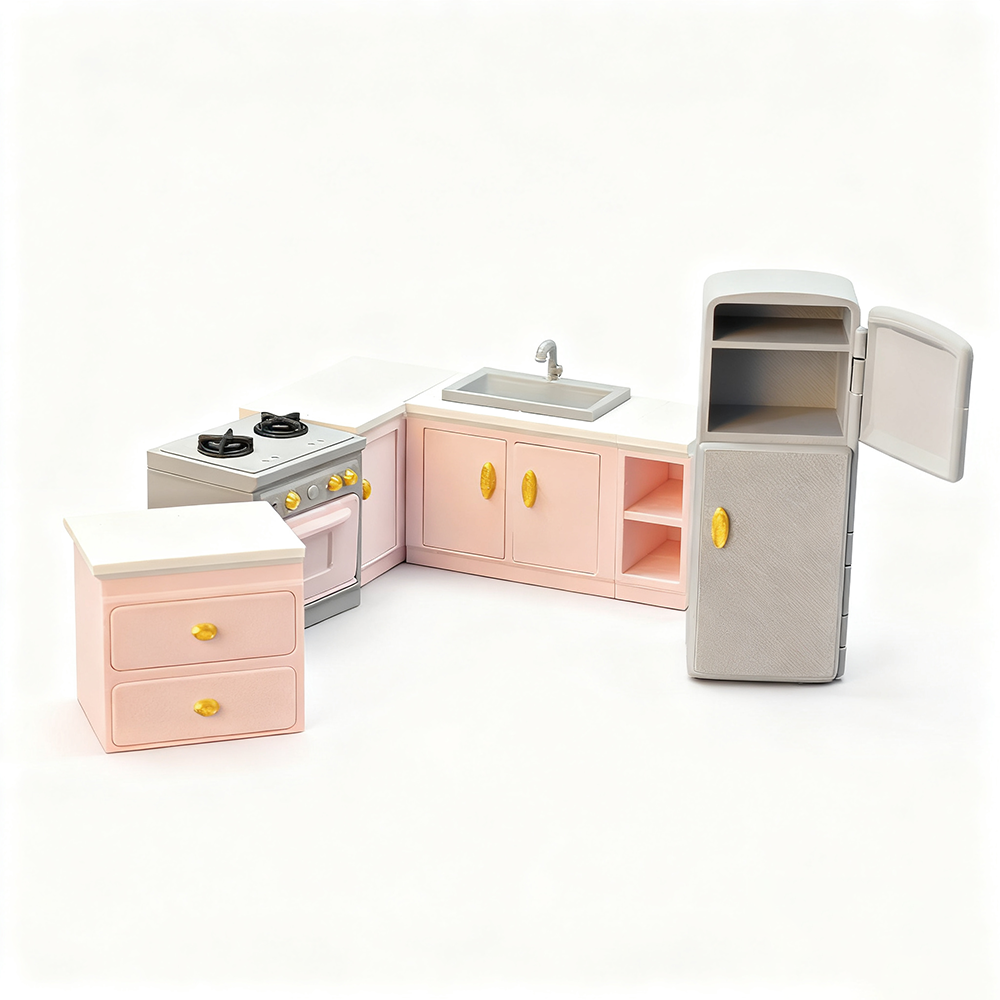 LYTP121036 1/12 Molasses's Fantasy Kitchen 3D Printing DIY Miniature Scenes Dollhouses Creative Ornaments Desktop Displays Mini Models 1/12 Scale BJD OB Dolls — detail view 6