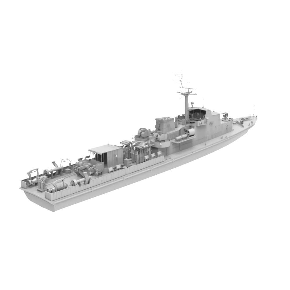 RHWS010 German Project 89.2 Submarine Chaser Bernau Water line Secondary image