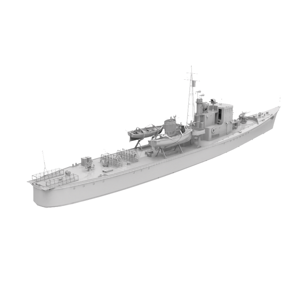 RHWS013 IJN Type K-8 No.13, Kusentei Submarine Chaser Late Modification Water line
