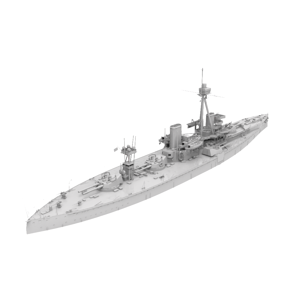RHWS041  Military Model Kit Water Line British HMS Dreadnought Secondary image