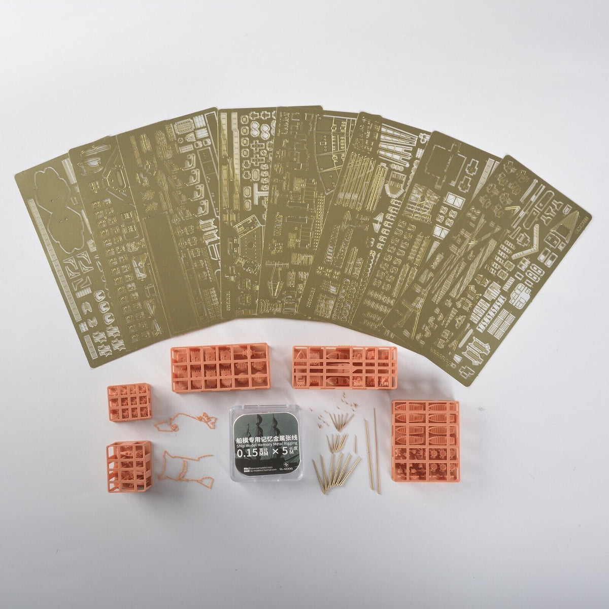 SSMODEL 350303 1/350 German Admiral Graf Spee Pocket Battleship Model LUpgrade Package For Trumpeter 05316 — detail view 5