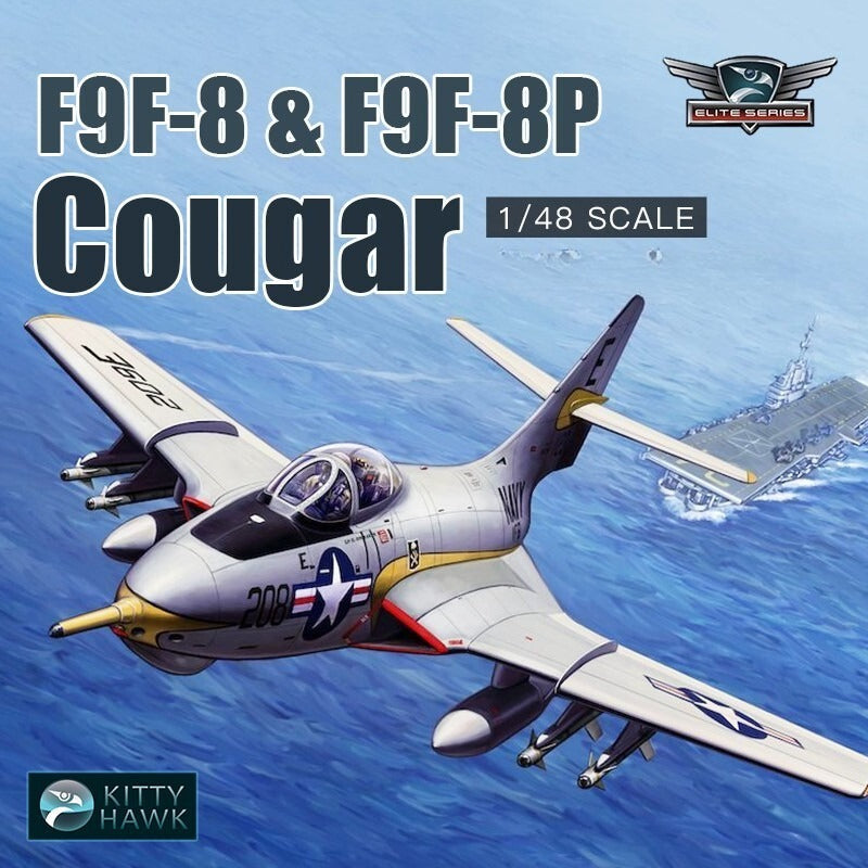 Kitty Hawk KH80127 1/48 F9F-8 & F9F-8P Cougar Main image