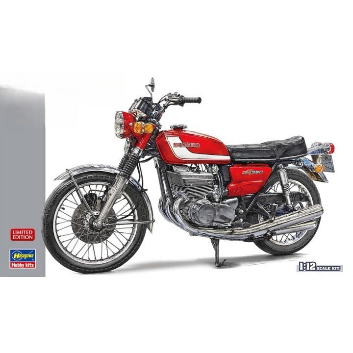 Hasegawa #21756 1/12 Suzuki GT380 B Red Color
