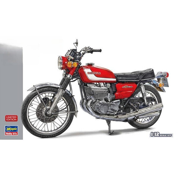 Hasegawa #21756 1/12 Suzuki GT380 B Red Color