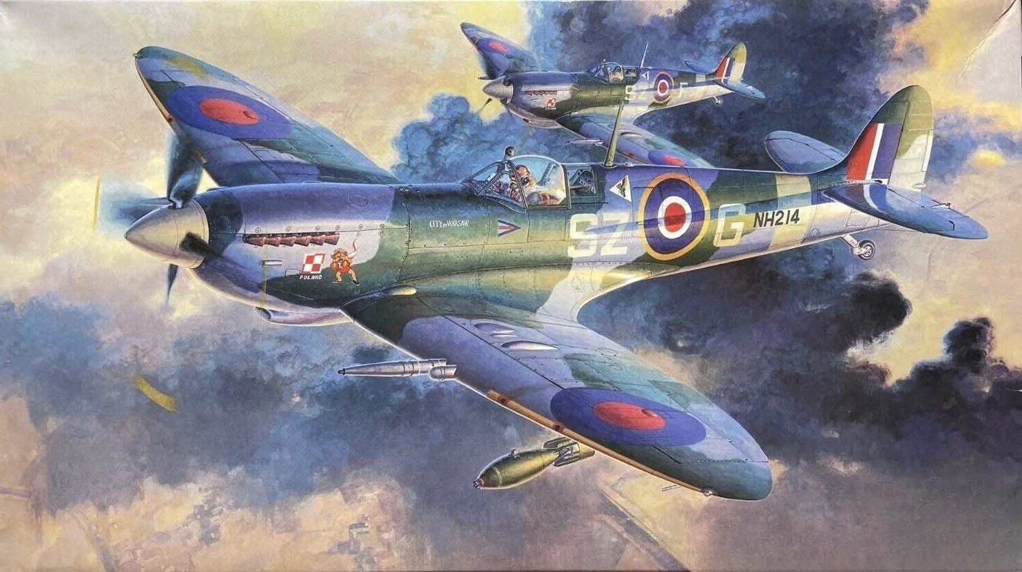Hasegawa 09079 Supermarine Spitfire MK IXC 1/48 Scale Plastic Model Kit Main image