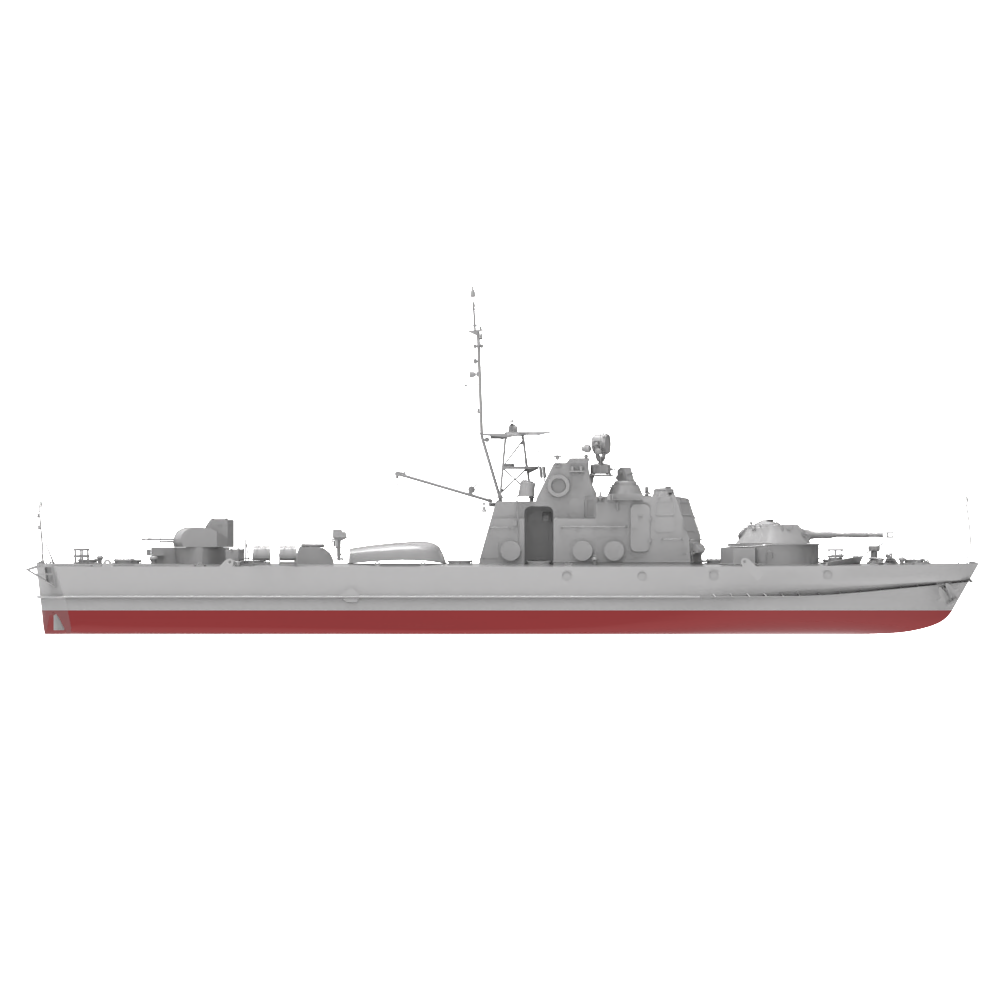 RHWS022S Military Model Kit Full Hull Project 1204 Shmel — detail view 2