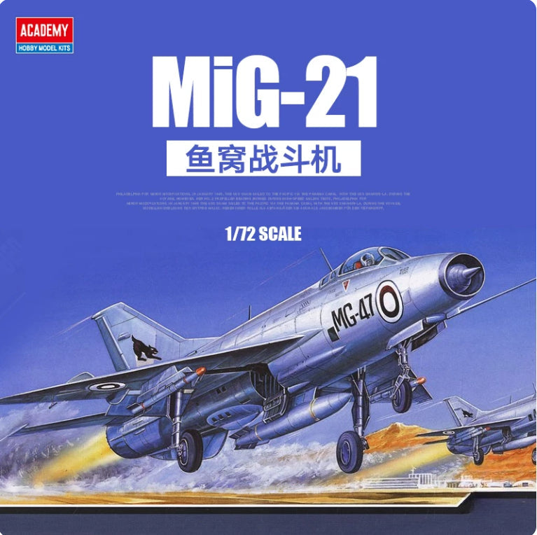 Academy  AC12442 M-21 Fishbed Fighter 1:72 Plastic Model Kit ACADEMY- Main image