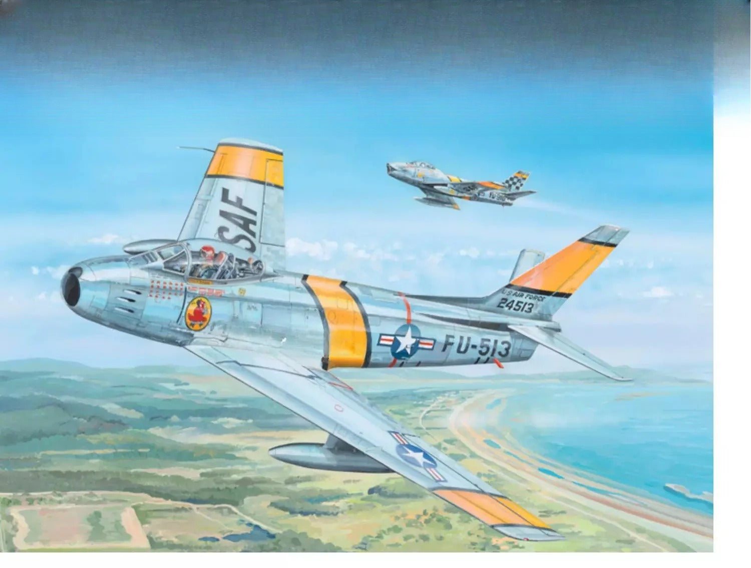 Trumpeter 1/18 F-86F-30 Sabre Fighter 81808 — scale model kit