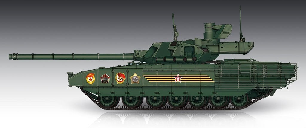 Trumpeter 1/72 scale 07181 Russian T-14 Armata MBT main battle tank model kit Secondary image