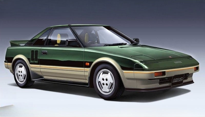 Hasegawa HC-51 1/24 Scale Model Car Kit Toyota MR2 AW11 G-Limited Early Ver 1984 Main image