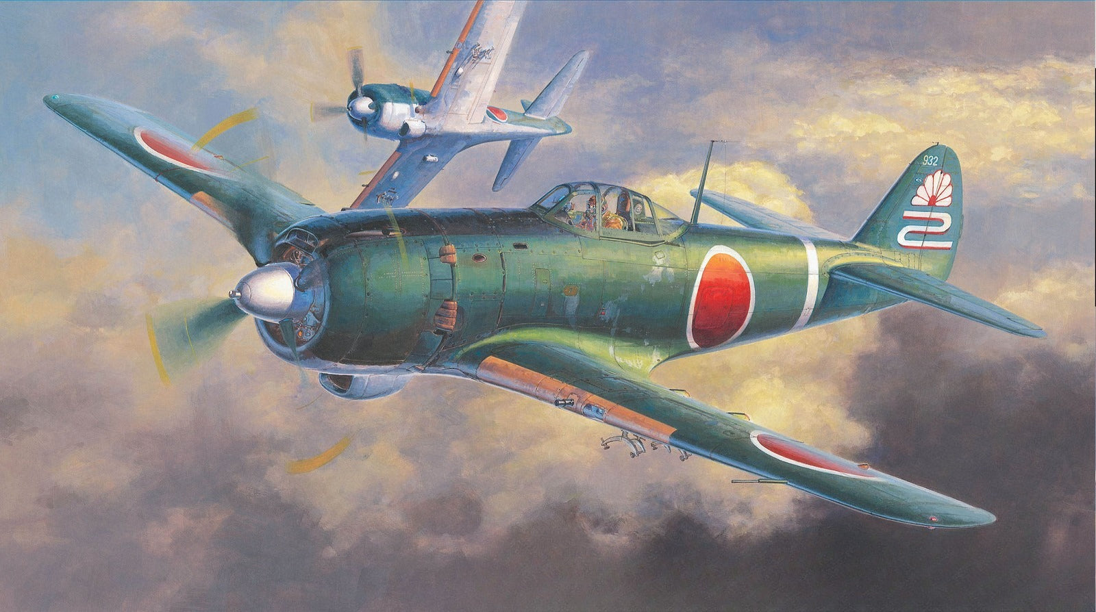 Hasegawa 09067 1/48 Nakajima Ki-84 Type 4 Fighter Hayate (Frank) JT67 Main image
