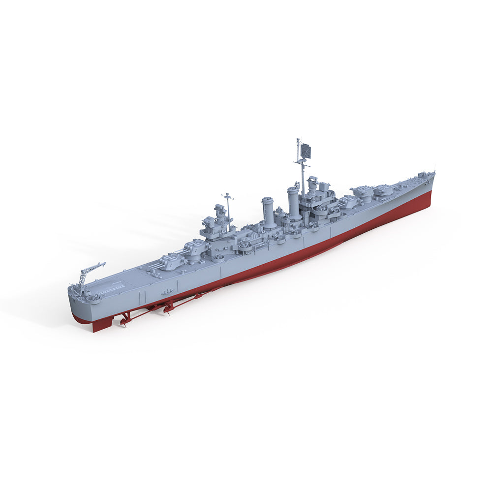 SSMODEL 514S Military Warship Model Kit Brooklyn class Argentina Navy Nueve de Julio Cruiser Secondary image