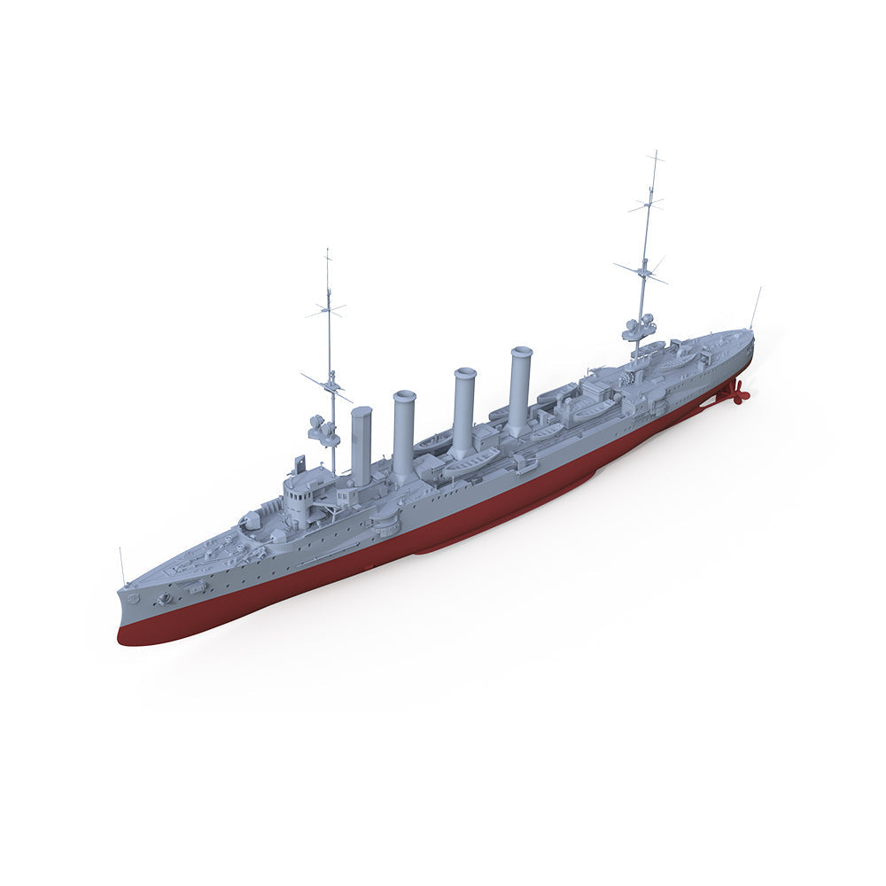 SSMODEL 531S Military Warship Model Kit SMS Dresden Light Cruiser — detail view 2