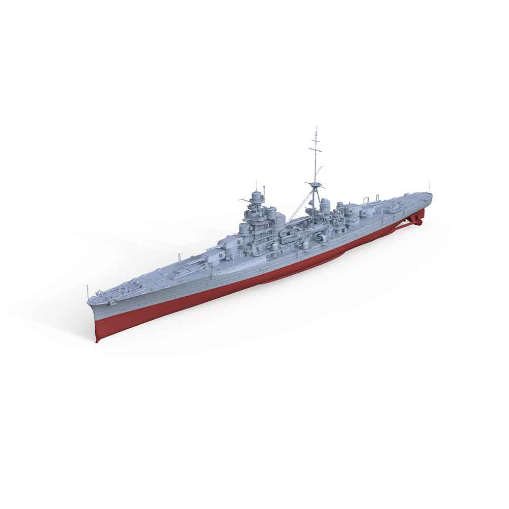 SSMODEL 542S Military Warship Model Kit Italy Navy Zara Class Heavy Cruiser Zara — detail view 3