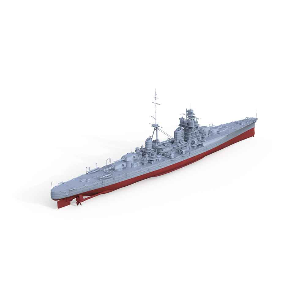 SSMODEL 542S Military Warship Model Kit Italy Navy Zara Class Heavy Cruiser Zara — detail view 4