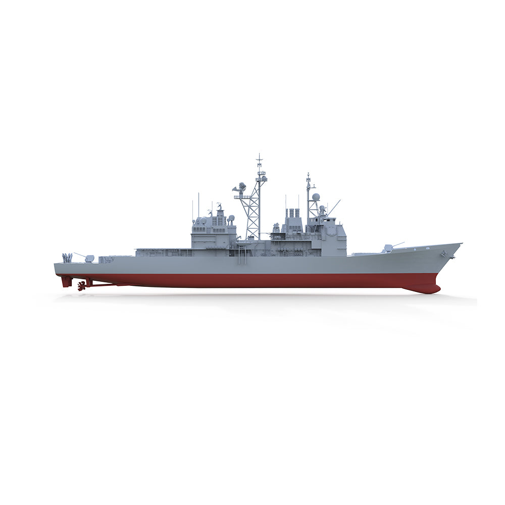 SSMODEL 574S Military Warship Model Kit US Navy Monterey Missile Cruiser Secondary image