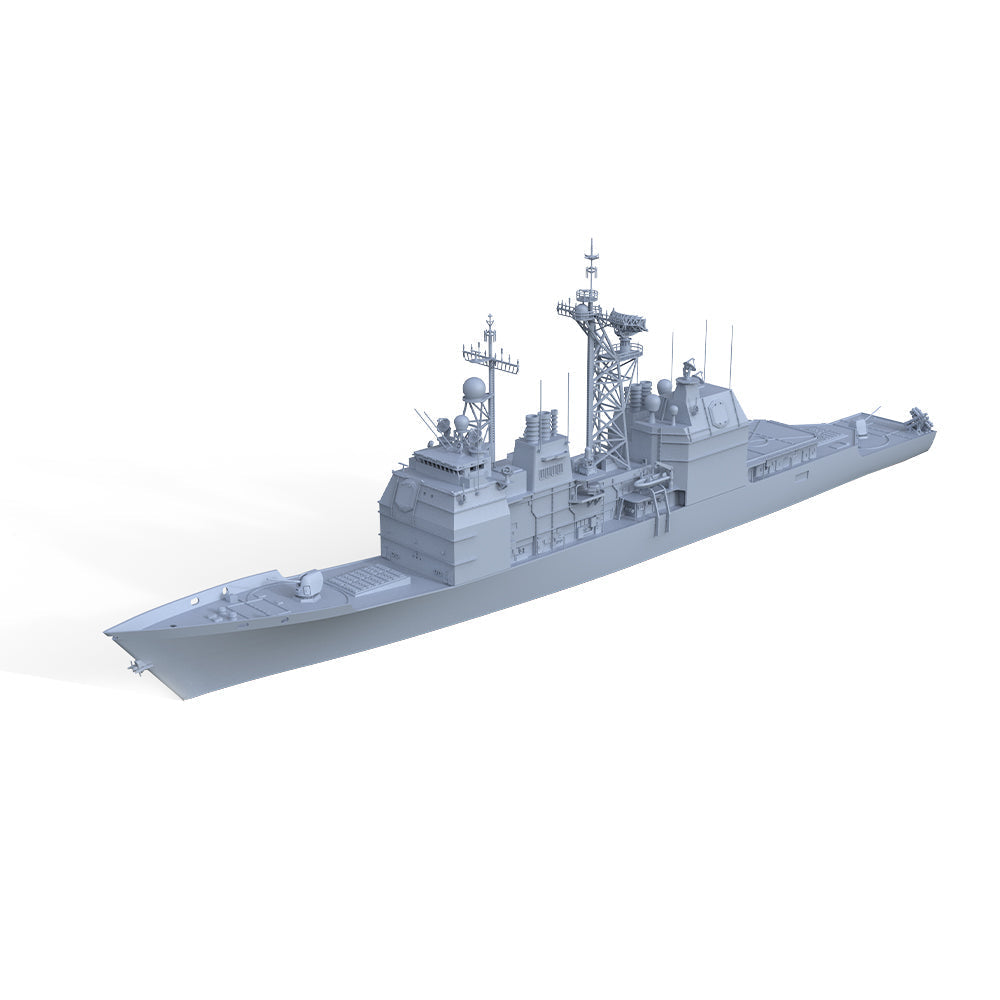 SSMODEL 574 Military Warship Model Kit US Navy Monterey Missile Cruiser Secondary image