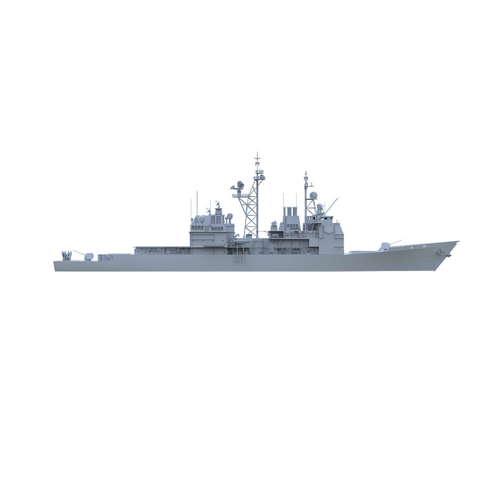 SSMODEL 574 Military Warship Model Kit US Navy Monterey Missile Cruiser — detail view 4