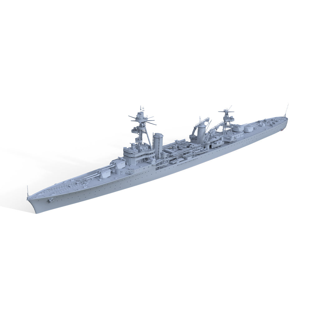 SSMODEL 583 Military Warship Model Kit France Navy Dupleix Heavy Cruiser — detail view 4