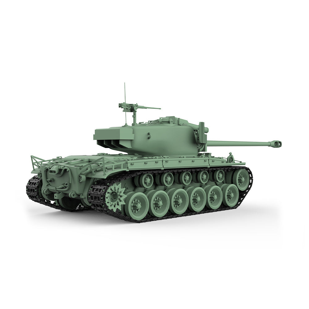 SSMODEL 518 Military Armoured Model Kit US T26E1 M26 Super Pershing Heavy Tank — detail view 3