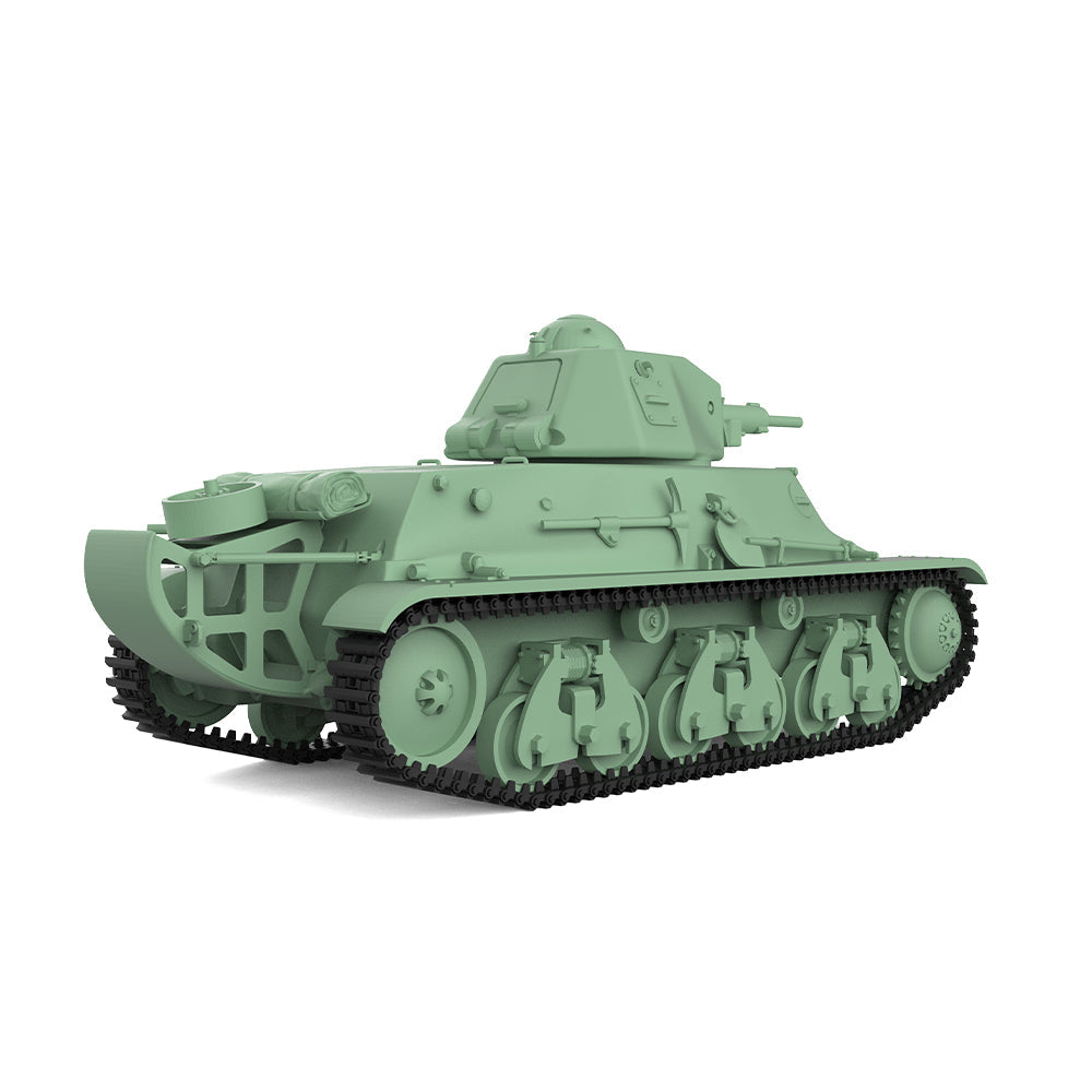 SSMODEL 654 Military Armoured Model Kit France Hotchkiss H39 Light Tank — detail view 3