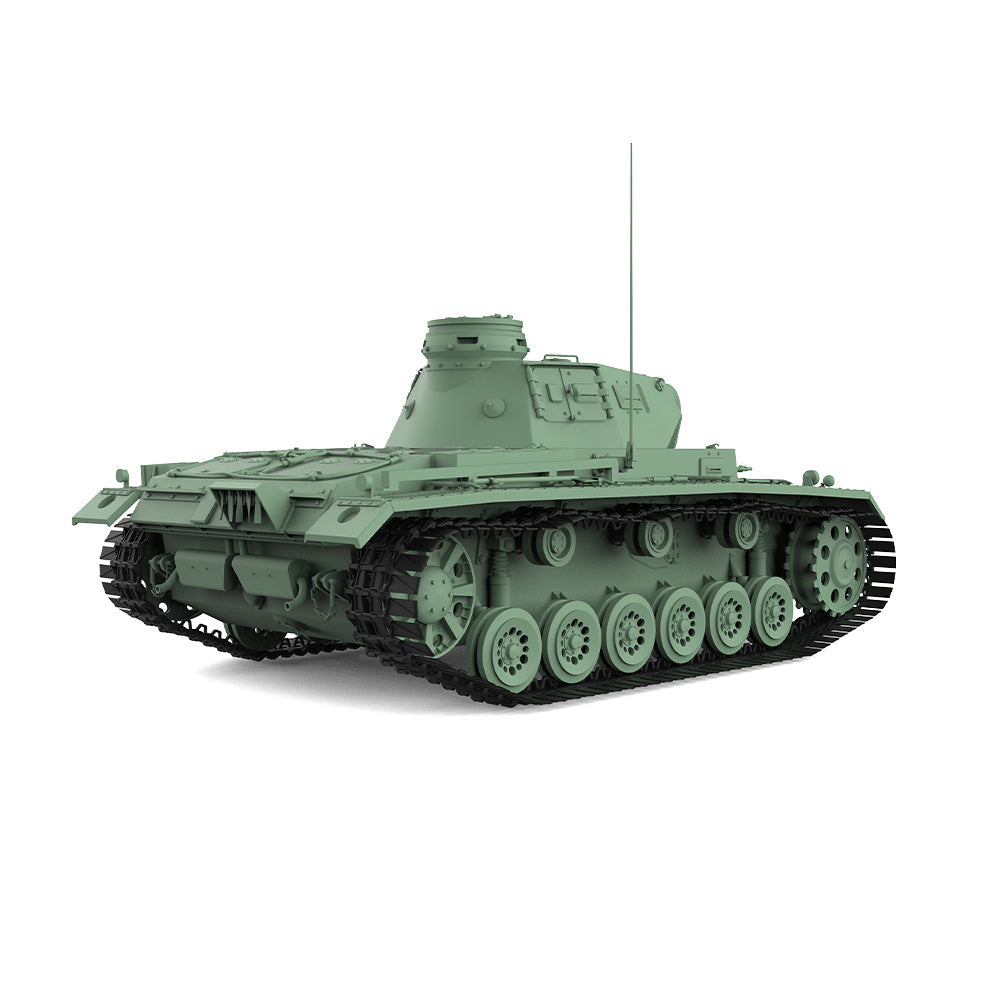 SSMODEL 711 V1.9 1/72(64,76,87) 25mm Military Model Kit German Pz.Kpfw.III Medium Tank Ausf.E — detail view 4