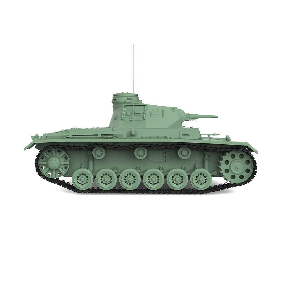 SSMODEL 711 V1.9 1/72(64,76,87) 25mm Military Model Kit German Pz.Kpfw.III Medium Tank Ausf.E Secondary image