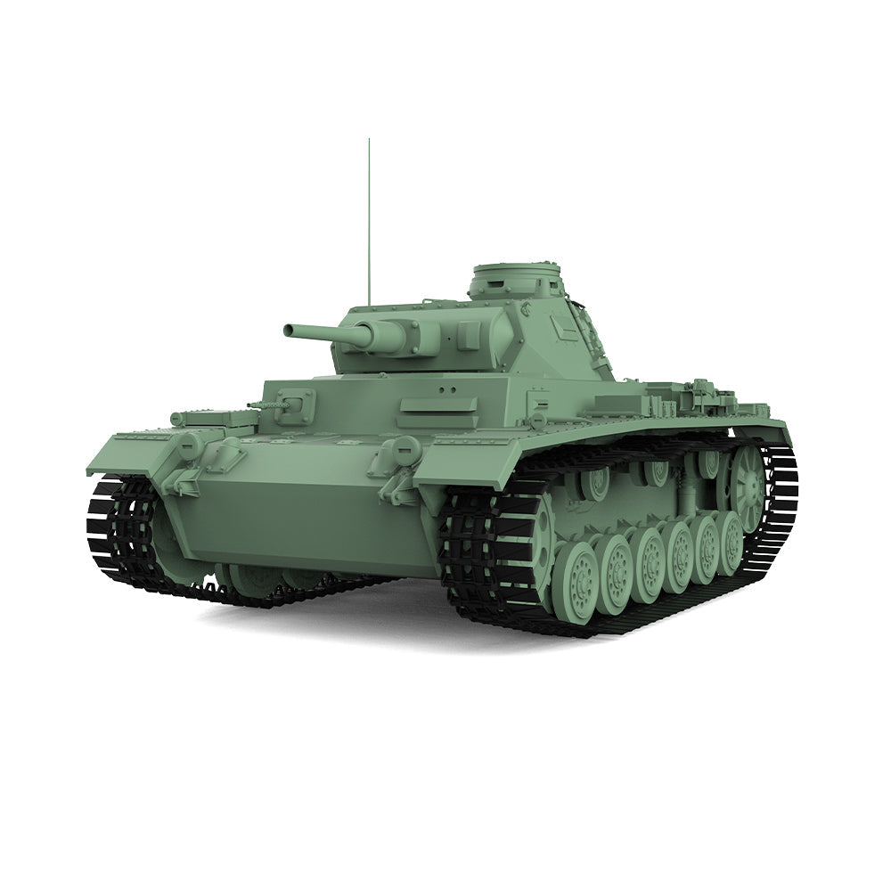 SSMODEL 712 V1.9 1/72(64,76,87) 25mm Military Model Kit German Pz.Kpfw.III Medium Tank Ausf.F Secondary image