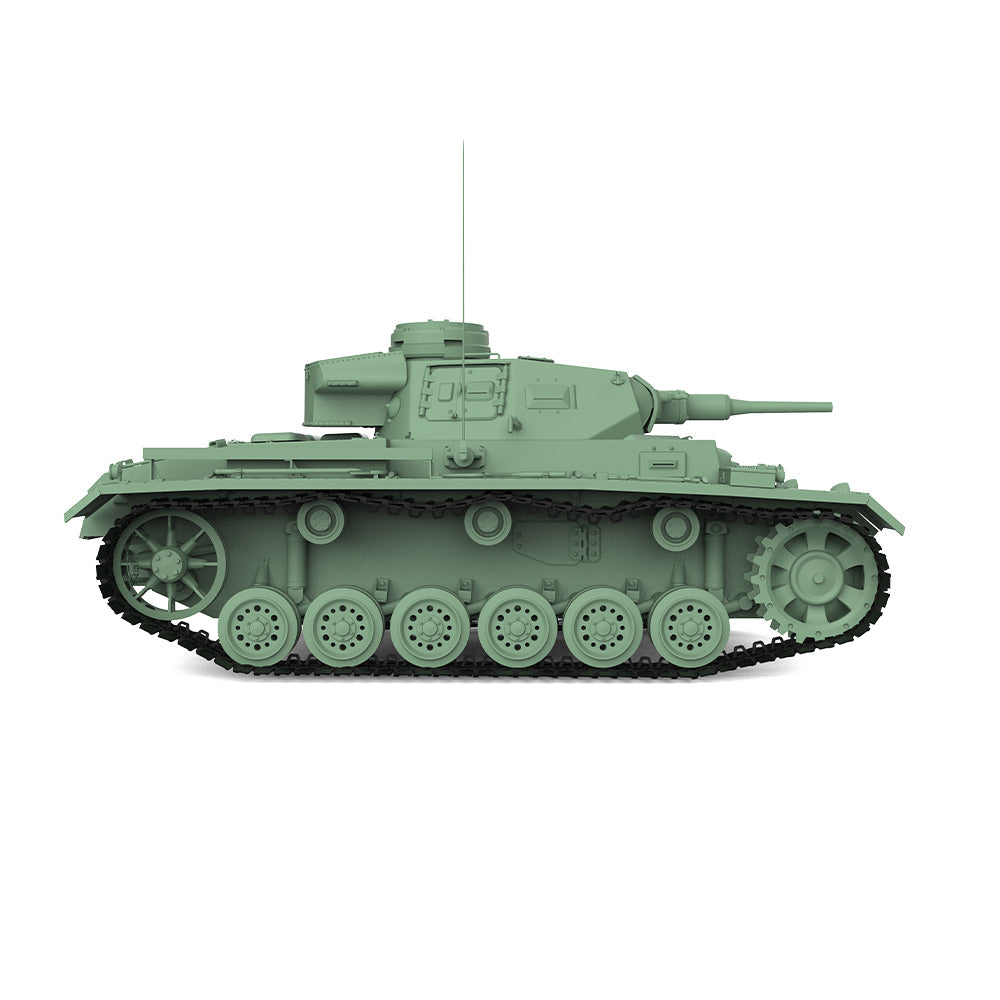 SSMODEL 713 V1.9 1/72(64,76,87) 25mm Military Model Kit German Pz.Kpfw.III Medium Tank Ausf.J Secondary image