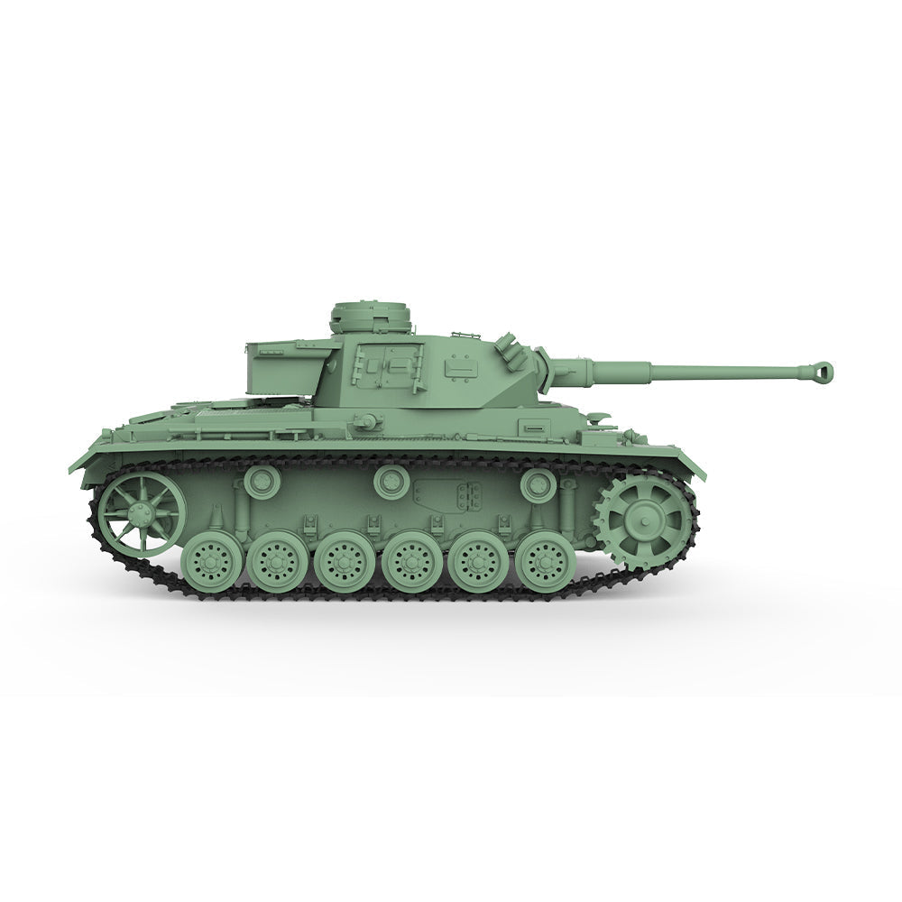 SSMODEL 714 V1.9 1/72(64,76,87) 25mm Military Model Kit German Pz.Kpfw.III Medium Tank Ausf.K — detail view 4