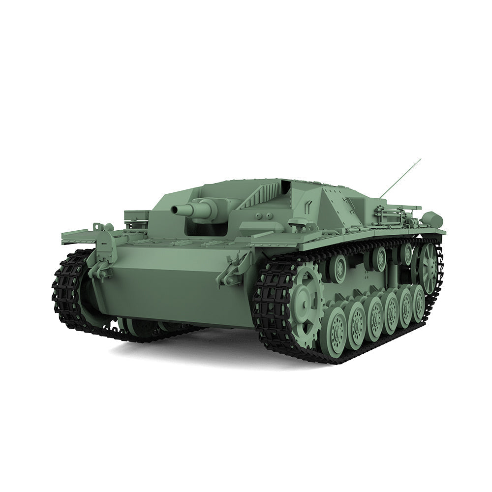 SSMODEL 718 V1.9 1/72(64,76,87) 25mm Military Model Kit German StuGIII B Tank Destroyer Secondary image
