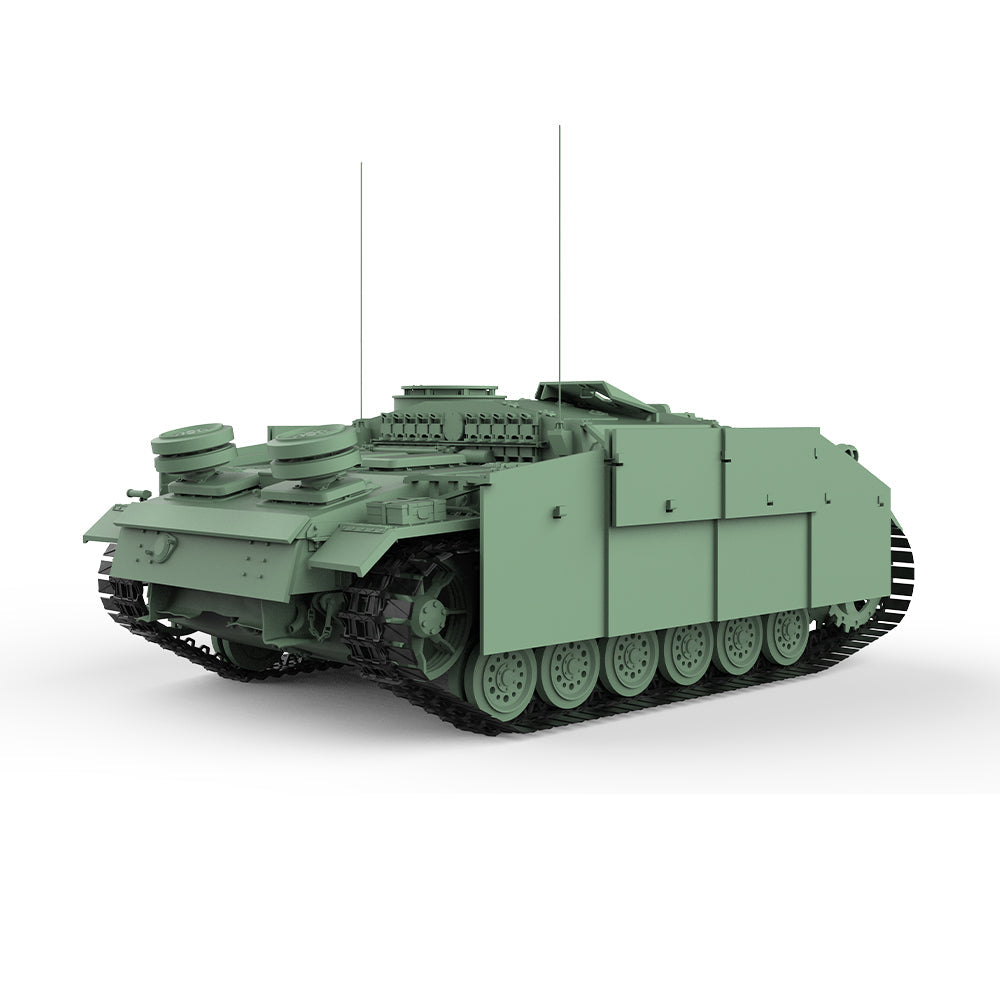 SSMODEL 720 V1.9 1/72(64,76,87) 25mm Military Model Kit German StuGIII G Tank Destroyer — detail view 3
