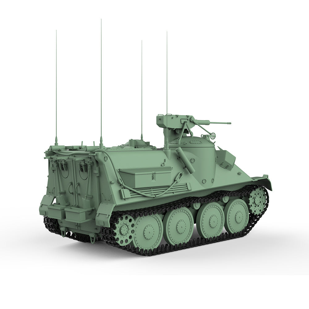 SSMODEL 732 Military Armoured Model Kit Sweden Pansarbandvagn 301 — detail view 4