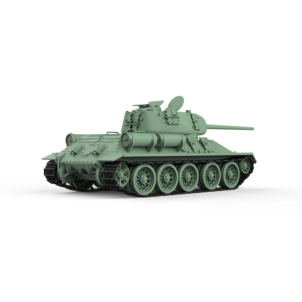SSMODEL 755 Military Armoured Model Kit Soviet T-34-85 ZiS-S-53 Medium Tank — detail view 5