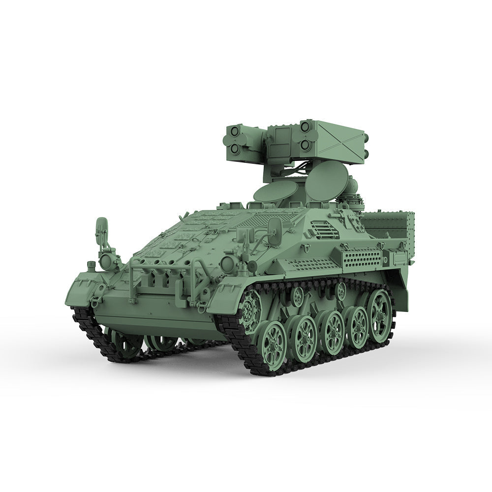 SSMODEL 779 Military Armoured Model Kit Germany Wiesel Ozelot Light Air Defence System Weapon Carrier — detail view 2