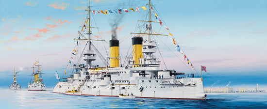 1/350 Russian Tsesarevich 1904 Battleship Super Upgrade Set for Trumpeter 05338 — scale model kit