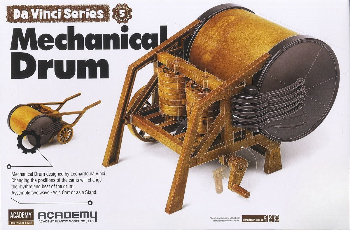 Academy 18138 Da Vinci Mechanical Drum (Plastic model) Main image