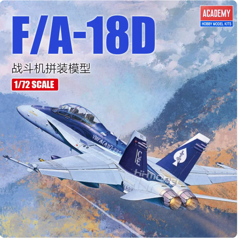 Academy  AC12422  1/72   F/A 18D Hornet Us Marines Kit AC12422 Model Main image