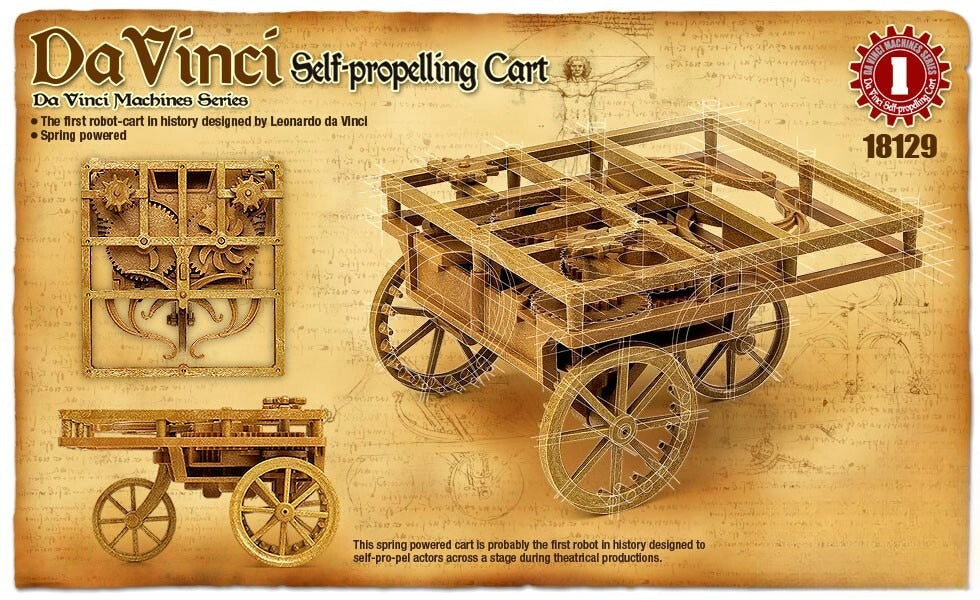 Academy 18129 Da Vinci Self Propeller Cart (Plastic model) Main image