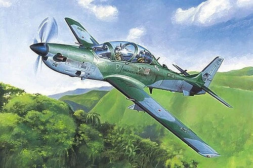 HobbyBoss 81727 Model Kit Brazilian EMB-314 Super Tucano SW (New) Main image