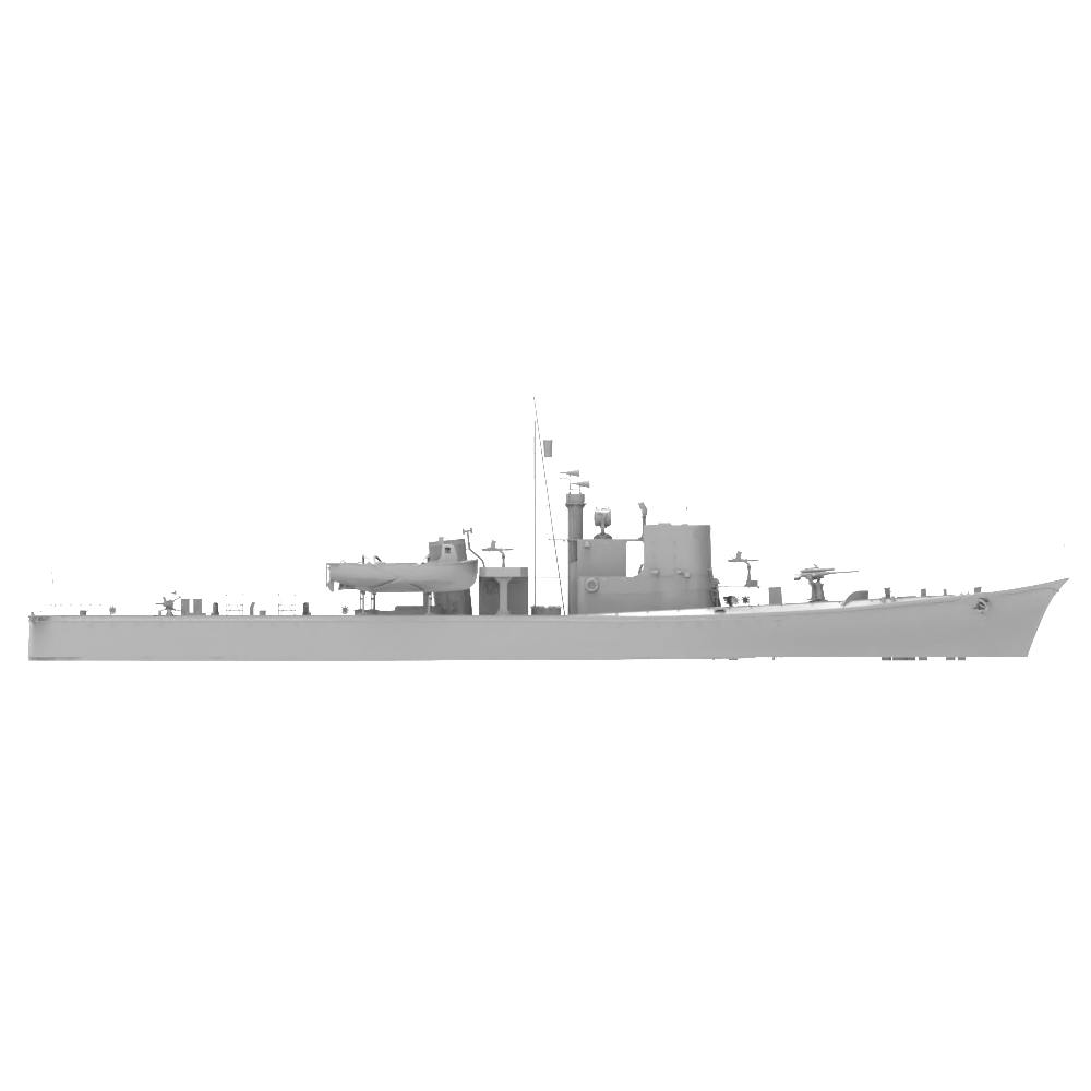 RHWS013 IJN Type K-8 No.13, Kusentei Submarine Chaser Late Modification Water line — detail view 2