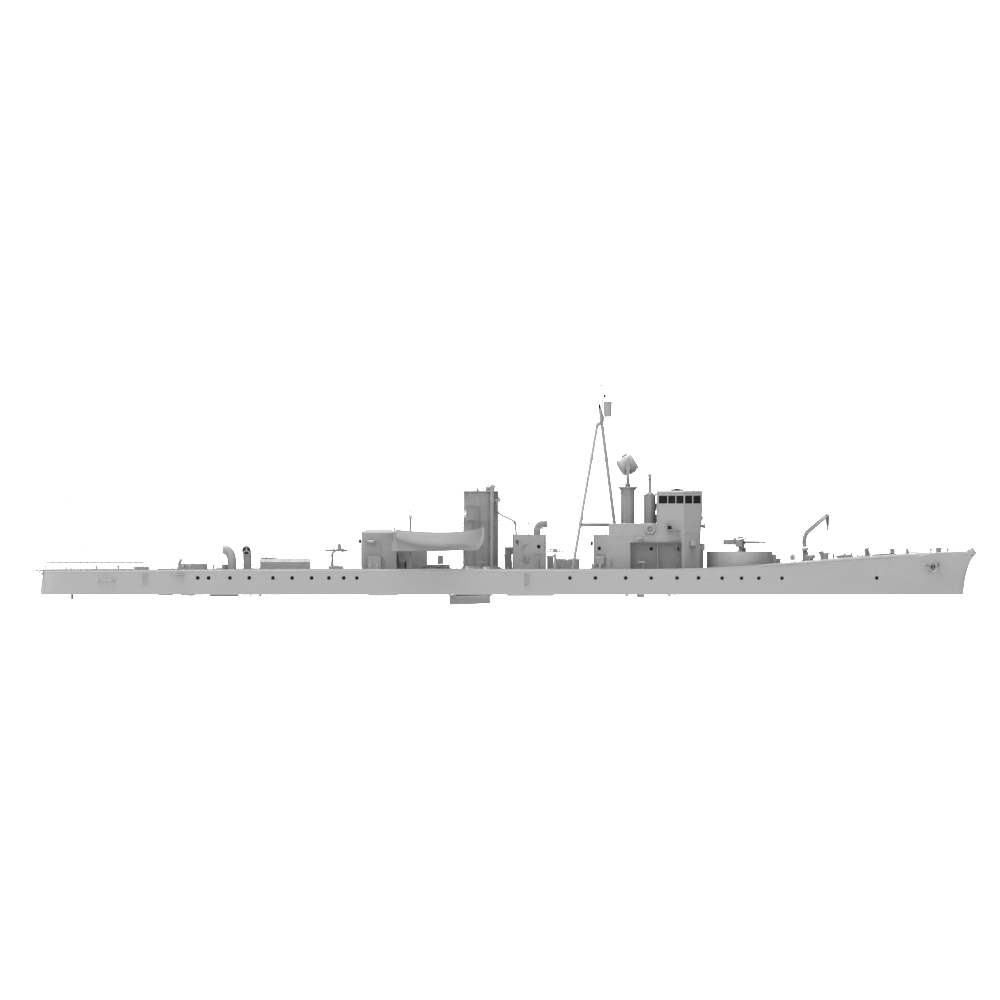 RHWS014 IJN Type K-3 No.1 Submarine Chaser Kusentei Water line — detail view 3