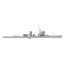 RHWS014 IJN Type K-3 No.1 Submarine Chaser Kusentei Water line