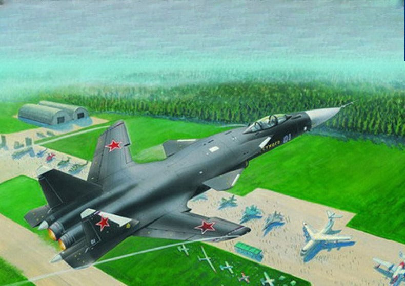 Trumpeter 01324 1/144 Sukhoi SU-47 Berkut Model kit — scale model kit